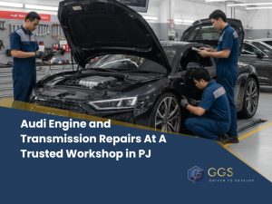 Audi engine and transmission repairs at a trusted workshop in PJ