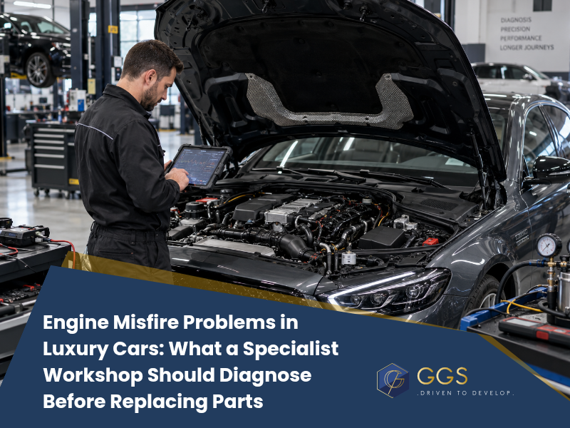 Engine Misfire Problems in Luxury Cars: What a Specialist Workshop Should Diagnose Before Replacing Parts